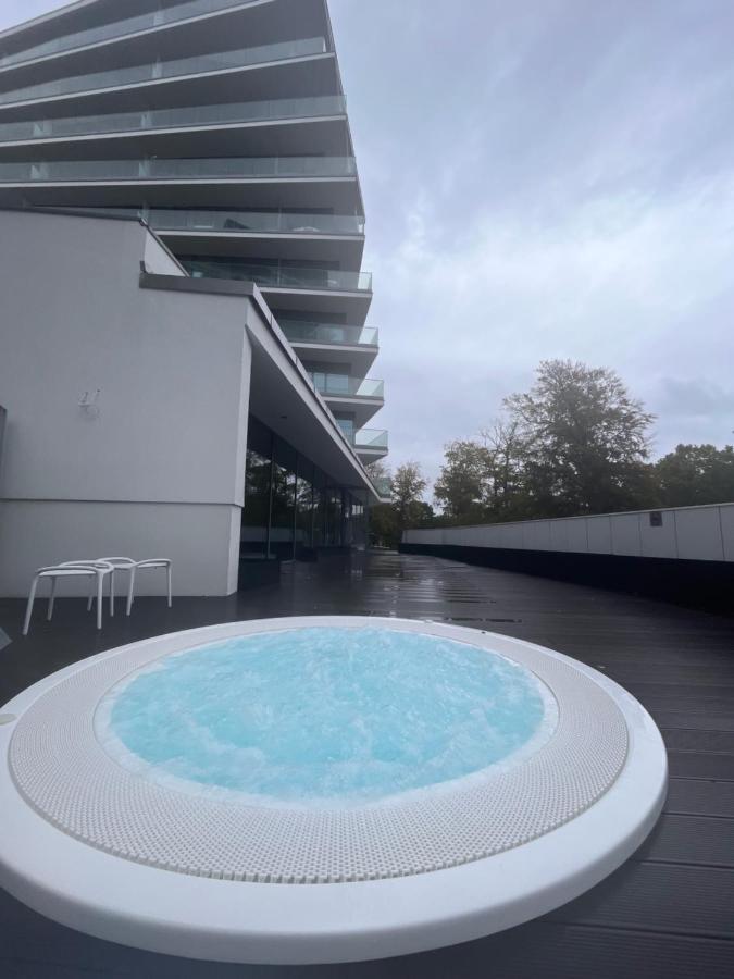 Wave Apartment Tyballtic 7Th Floor With Two Bedrooms And Sea View! 米兹多洛杰 外观 照片